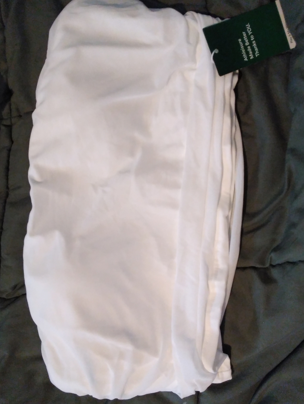 HALARA White Strapless Top W/Padding/Liner & Sticky Lined To Hold In PlaceNWT XL